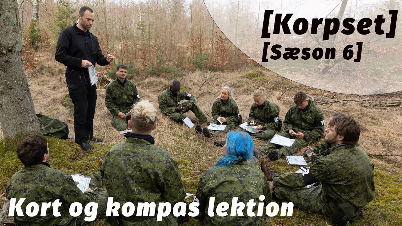 Kort og kompas lektion, Korpset, kommentar Erik B. Jørgensen