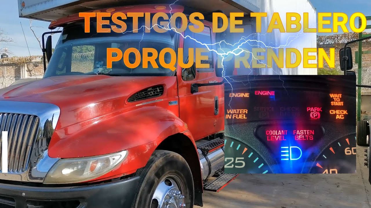 DESCUBRE porque PRENDEN🚒 Luces de tablero 4300 international navistar i 313