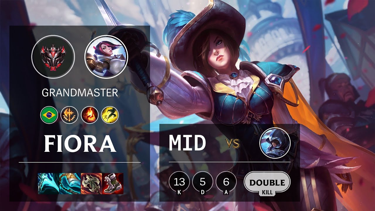 Fiora Mid vs Talon - BR Grandmaster Patch 11.10