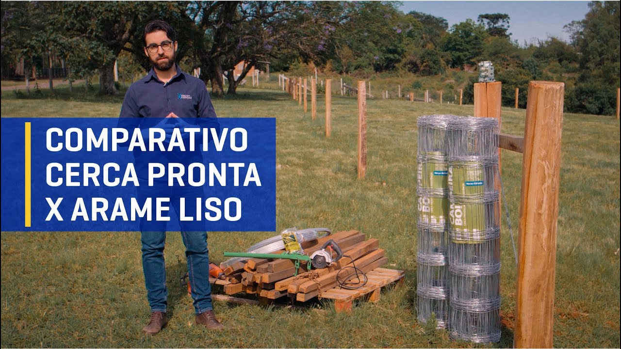 Comparativo Cerca Pronta x Cerca de arame liso (Campeira Boi x Ovalado)