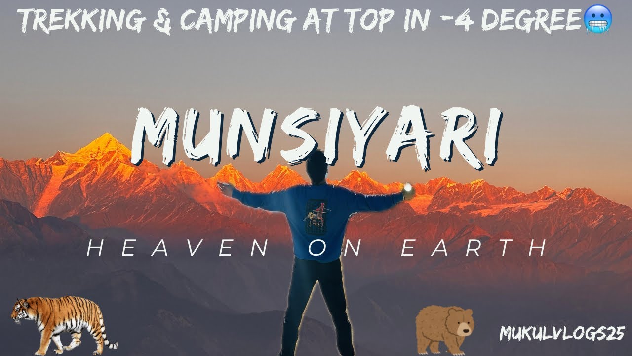 Khaliya Top 😍Zero point Trekking| Munsiyari 😱Road Trip | Camping at Top in -4 degree🥶| Uttrakhand