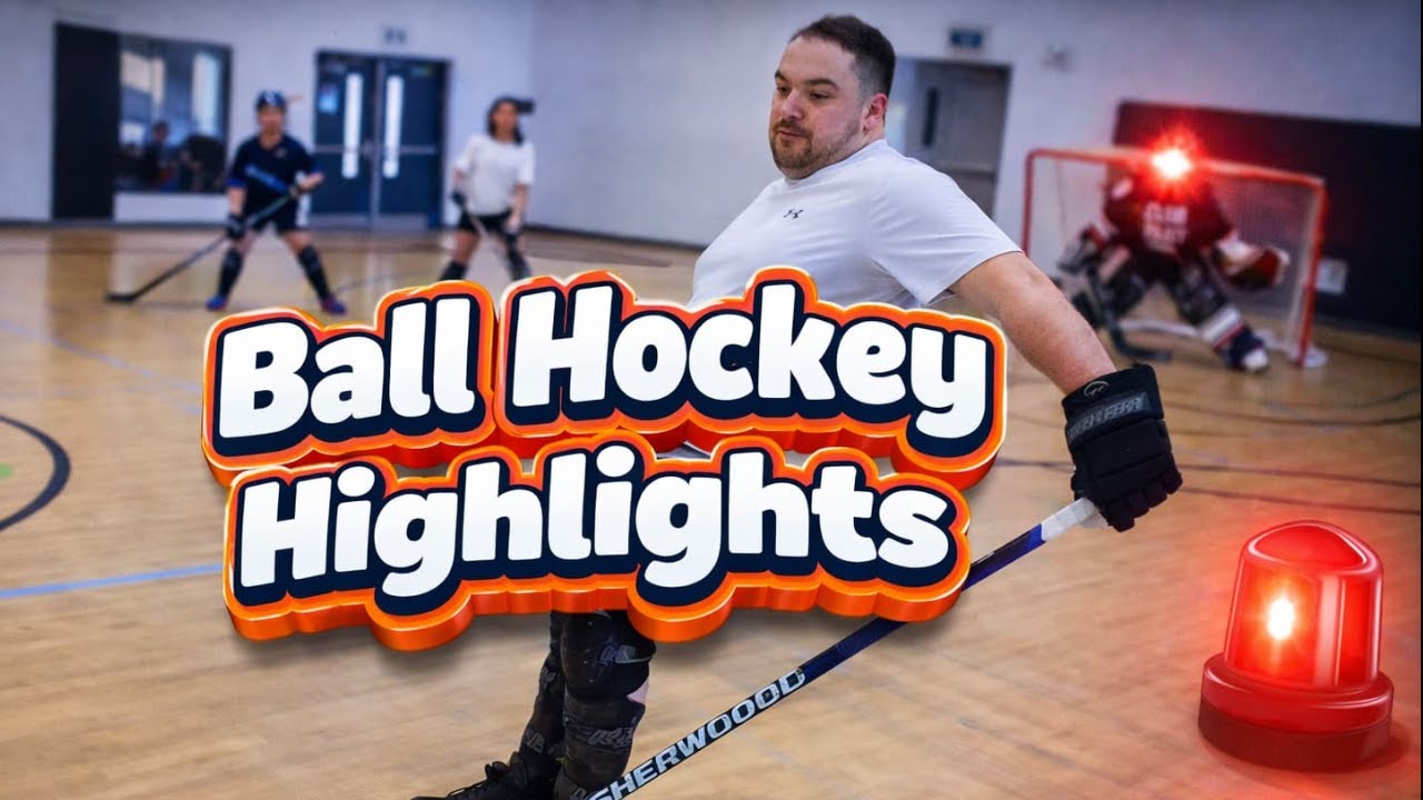 High Scoring Game! Ball Hockey vs Friendly Foes!
