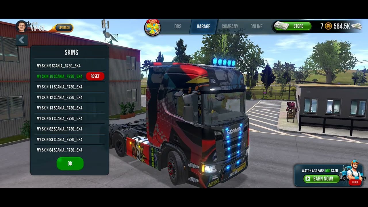 New Realistic Truck SCANIA R730 Truck Simulator Ultimate - Mobile Gameplay #gaming #explore #youtube