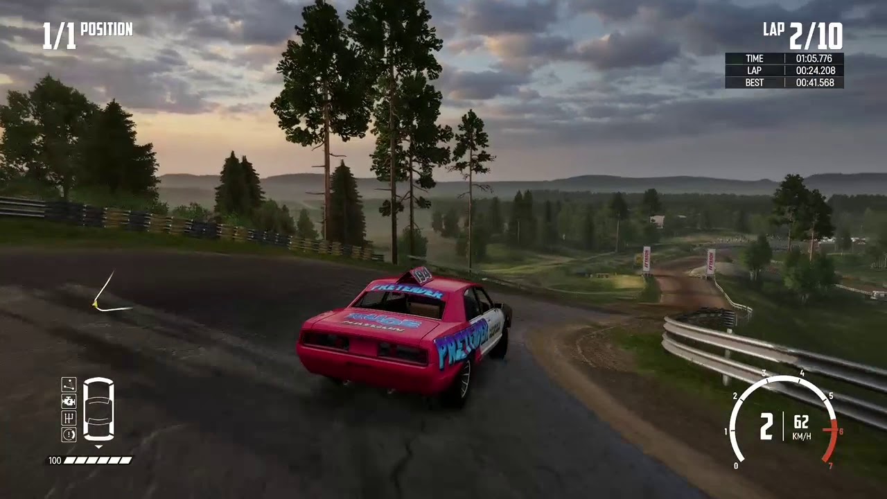 Wreckfest - Pinehills Raceway Short Circuit World Record (B Class | Xbox)
