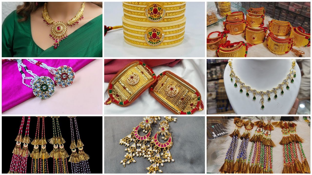 Rajputi gold looking rajawadi jewellery ka new collection 🥳 aa gaya hai 🎉