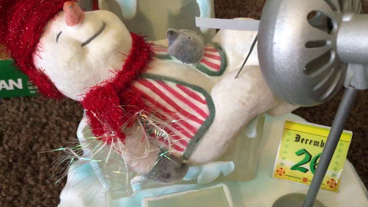 Gemmy 2002 animated “Chillin’ Snowman” (Rare)