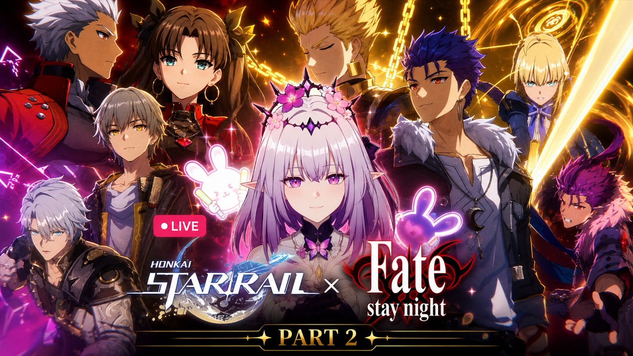 HSR x Fate Collab Part 2 ALL Cutscenes | Boss Fights & Ending | Honkai: Star Rail 4.4