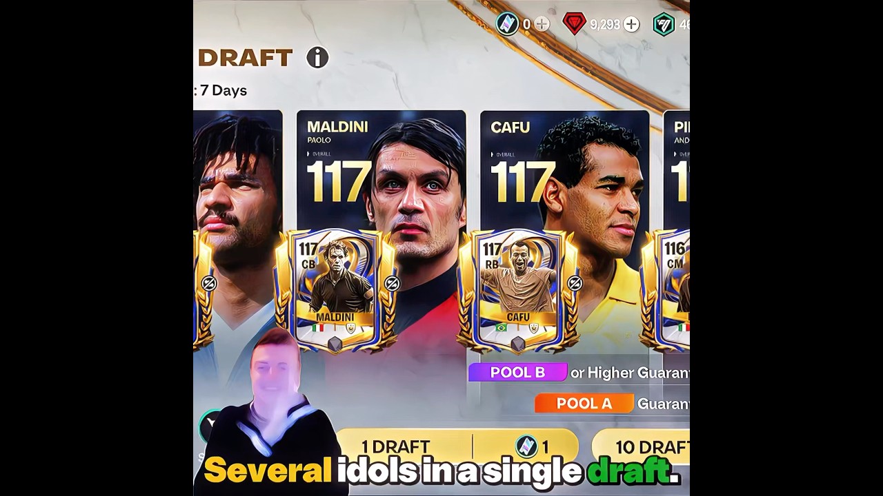Several idols in just one draft. 🥶