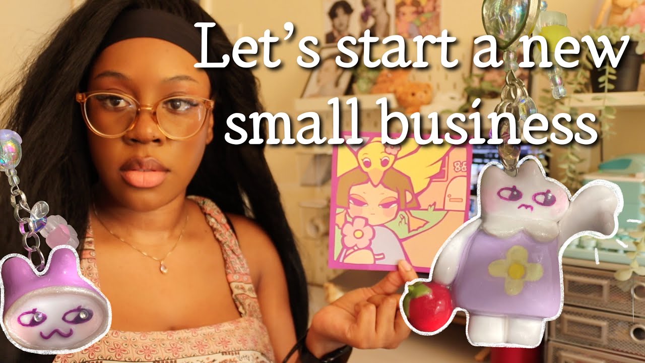 Starting a new small art business with no audience ✿ clay, stickers and prints!