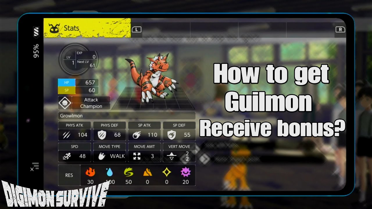 Digimon Survive - How to get Guilmon & How to find Gulimon 