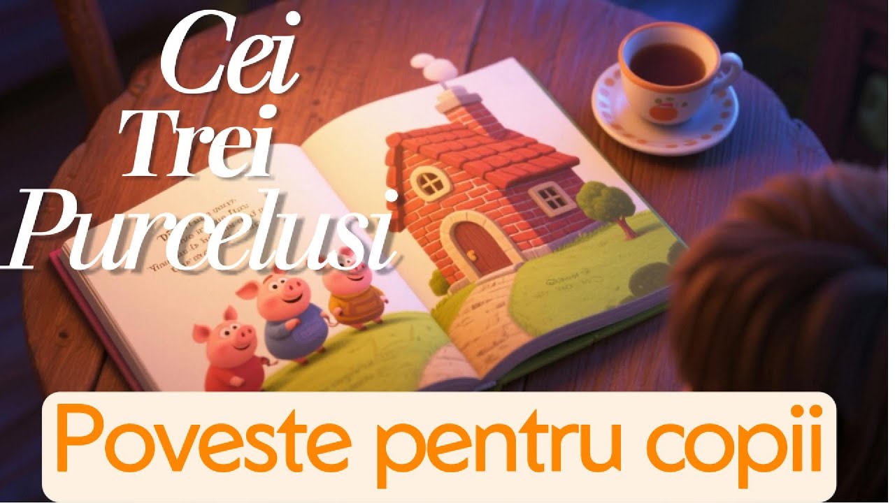 Cei Trei Purceluși 🐷 Poveste pentru copii | Basme educative și de adormit