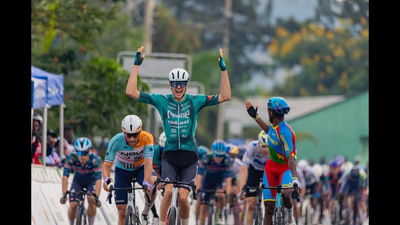 Jermaine Zemke gana al sprint el quinto capítulo del Tour de Ruanda