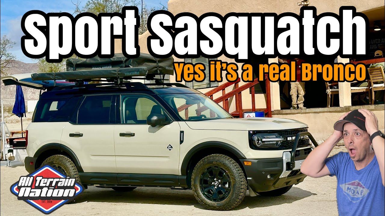 2025 Bronco Sport Sasquatch walk around