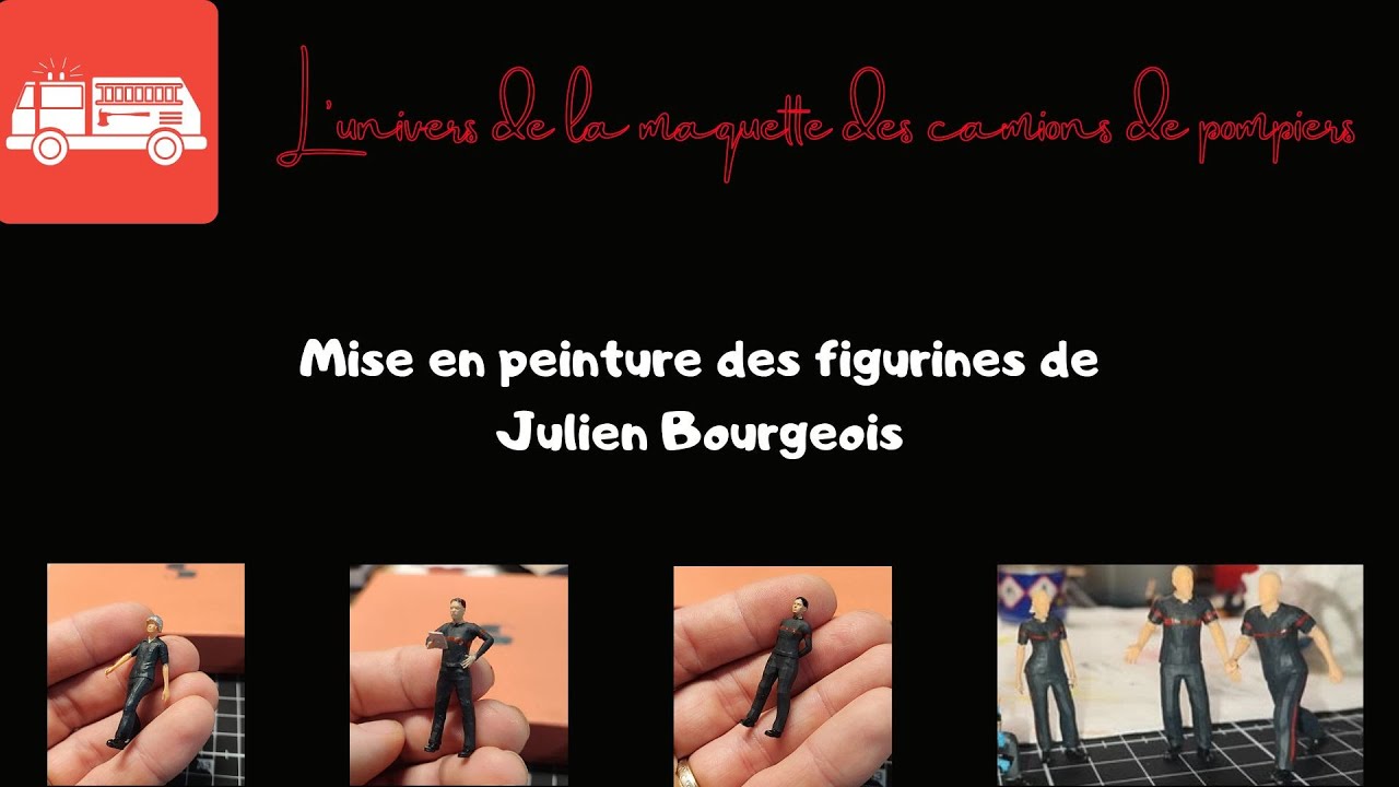 Mise en peinture des figurines de Julien Bourgeois