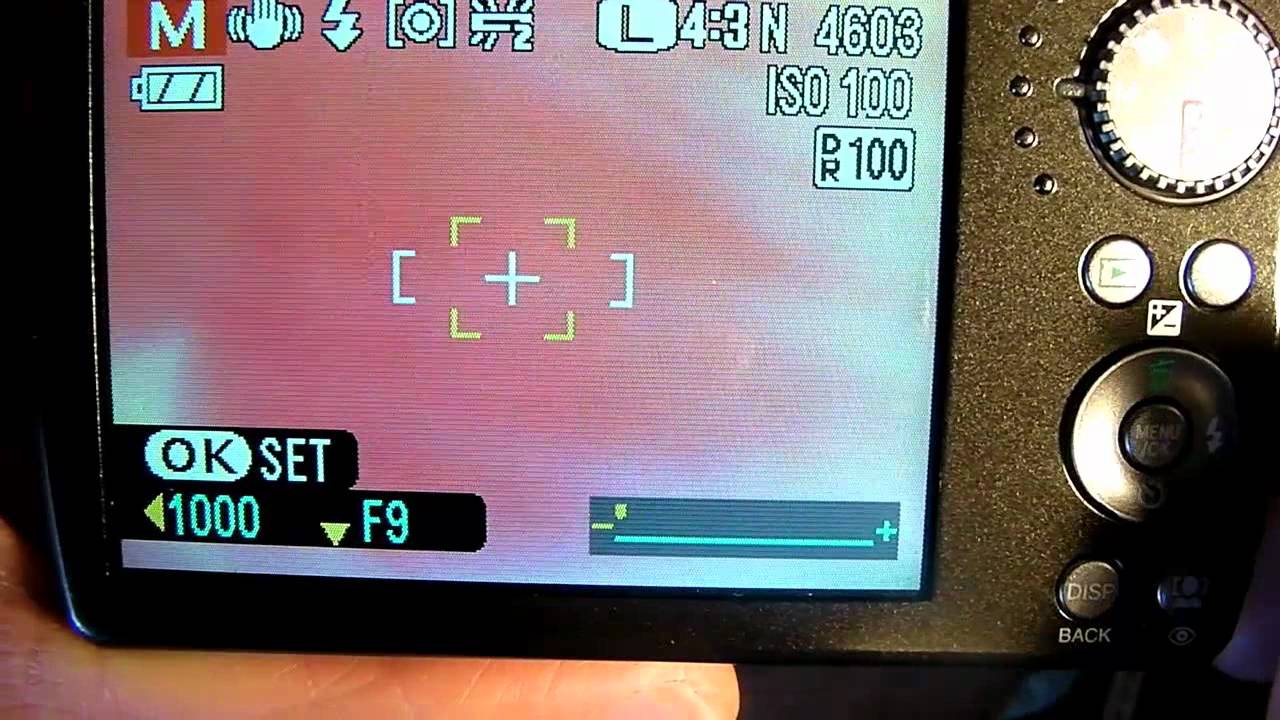 FUJIFILM FINEPIX F200 EXR - Set Shutter Speed Manually