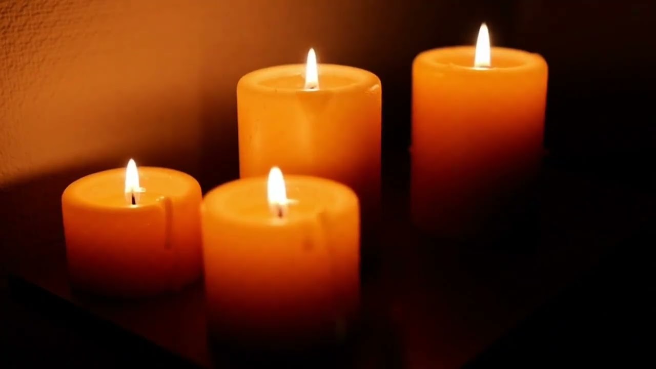 3-Hour Candlelight & Gentle Firelight Ambience for Sleep 🕯️