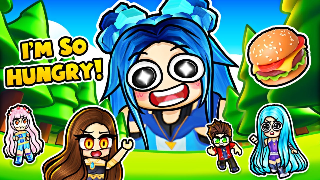 Я ГИГАНТ в Roblox Eat The World!