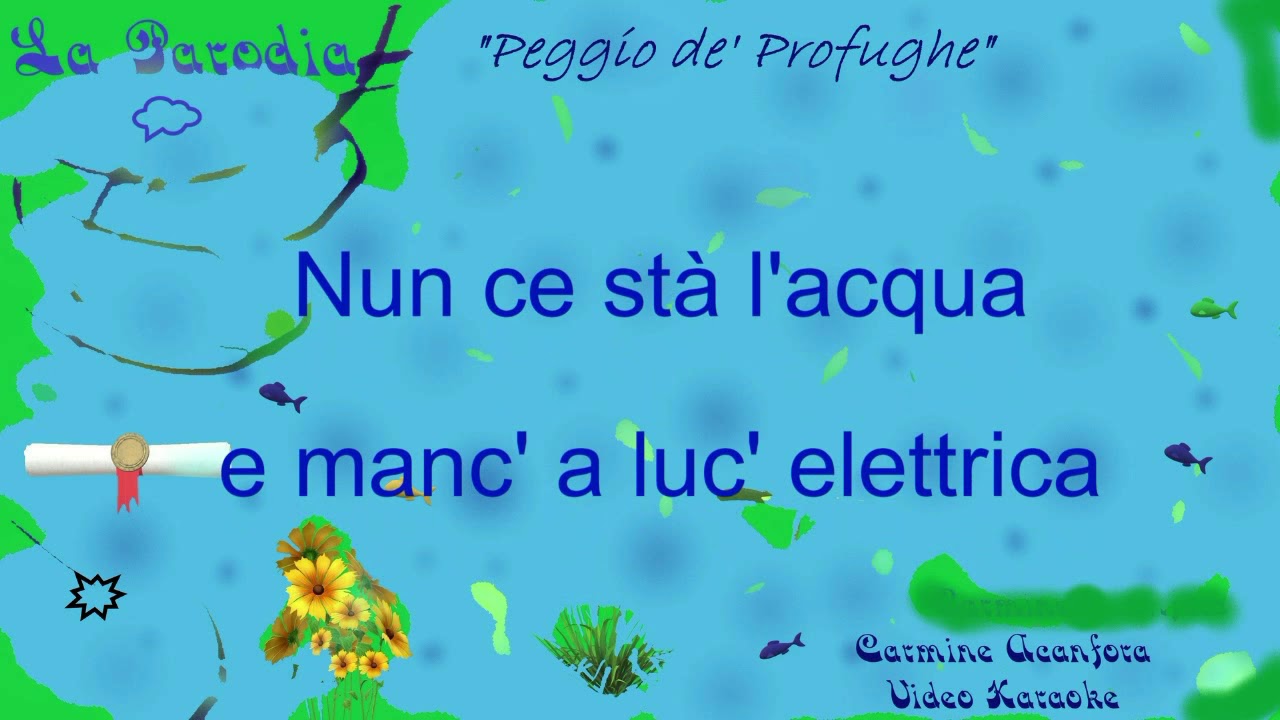 La Parodia : Peggio de profughe;1981&ndash;Gennaro Palumbo; Musica Originale: Cinematografo di E.A. Mario;