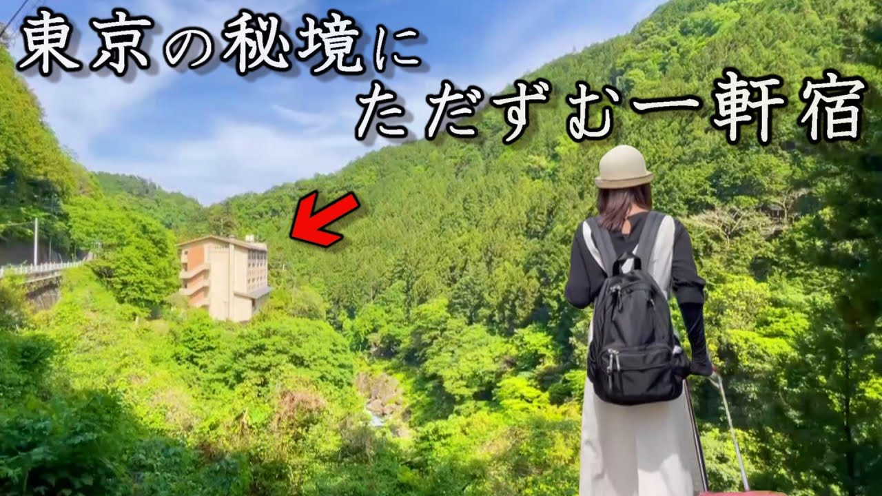【女ひとり旅】大都会東京で見つけた秘境の一軒宿がすごすぎた【奥多摩の風 はとのす荘】