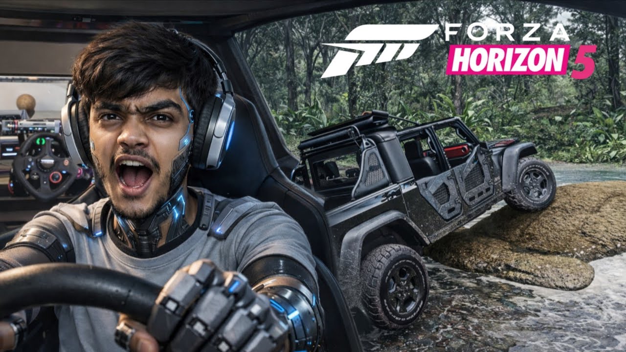 This Jeep Almost Flipped! 😱 Real Steering Wheel Gameplay