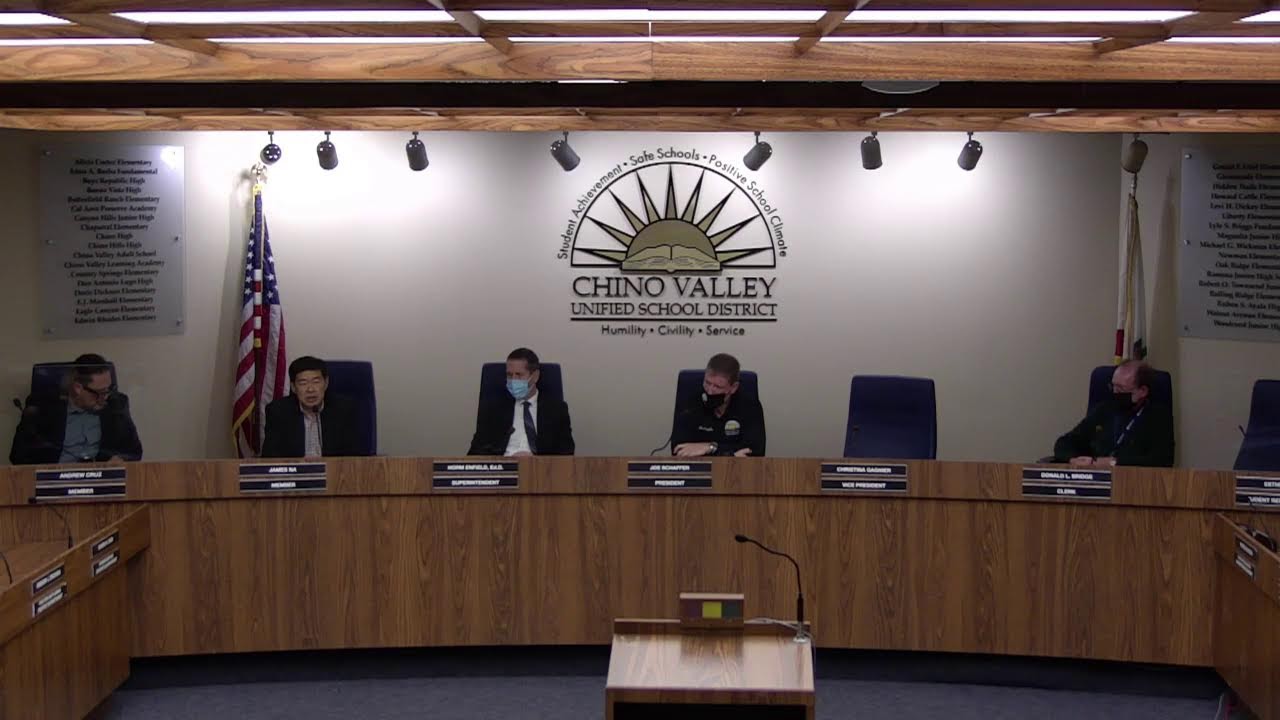 CVUSD Meeting of the Board of Education  - December 7, 2021
