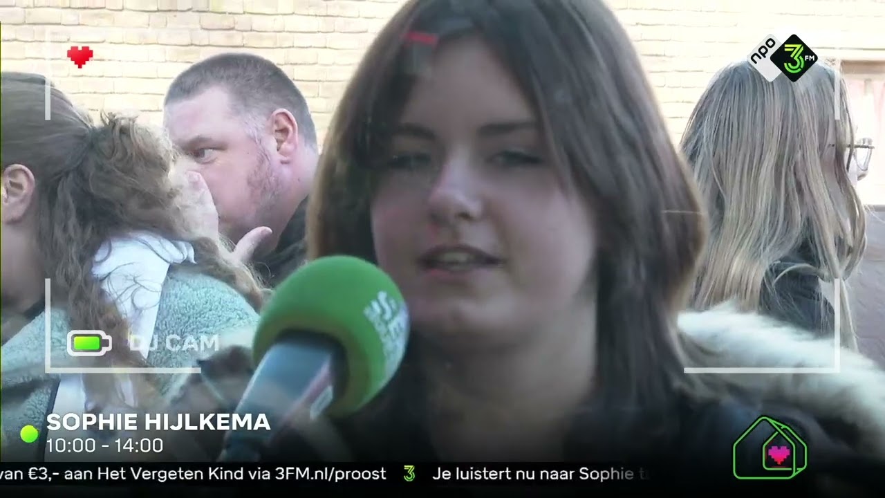 [3FM Serious Request] Sophie emotioneel na verhaal Mikaela 22-12-2022