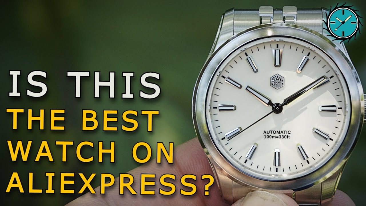 Лучшие часы на AliExpress [San Martin SN0144 с эмалевым циферблатом]