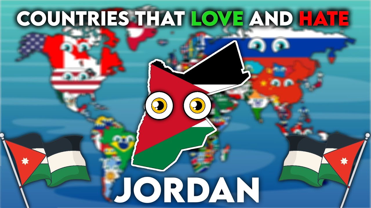 All Countries that love and hate Jordan 🇯🇴