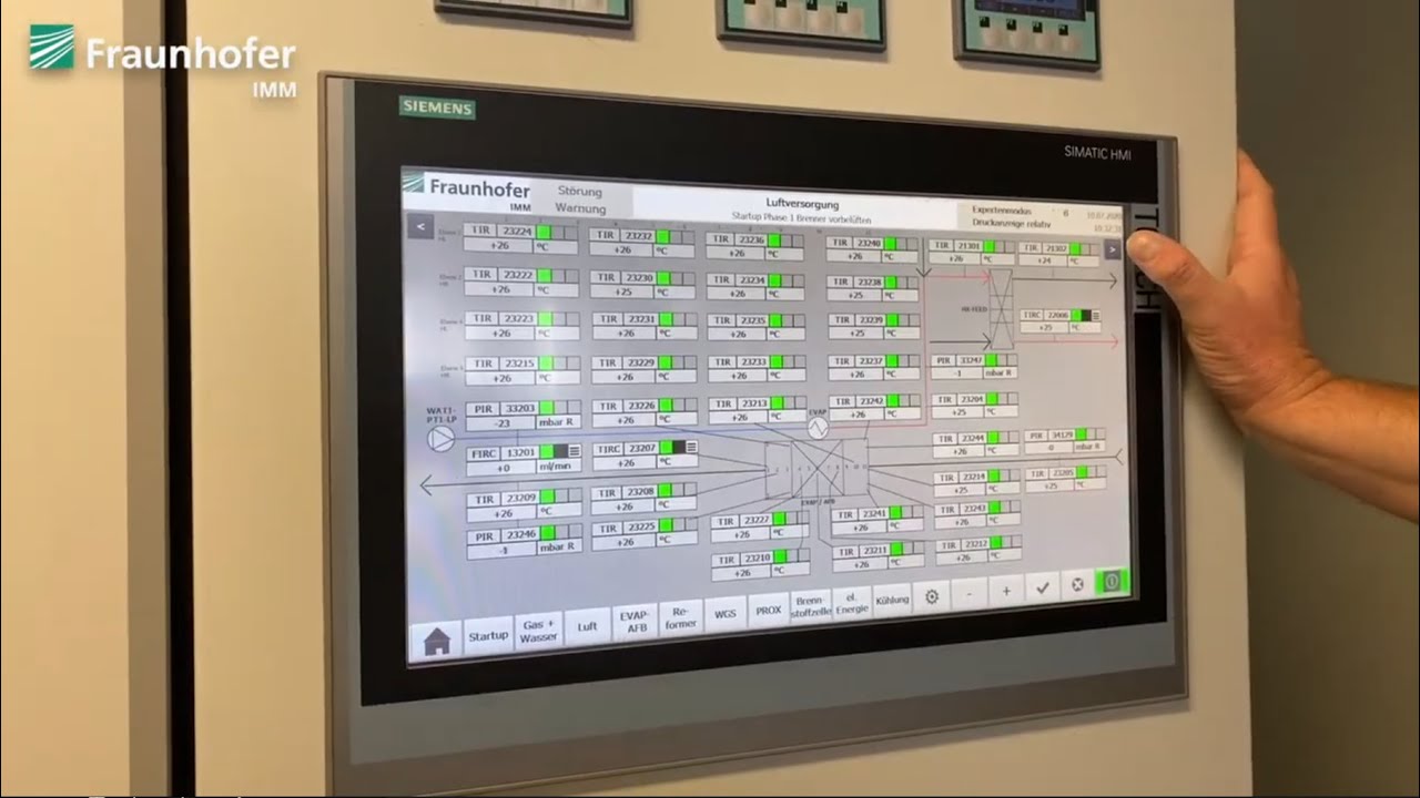 Virtual tour through the field of ENERGY TECHNOLOGY at Fraunhofer IMM (English)