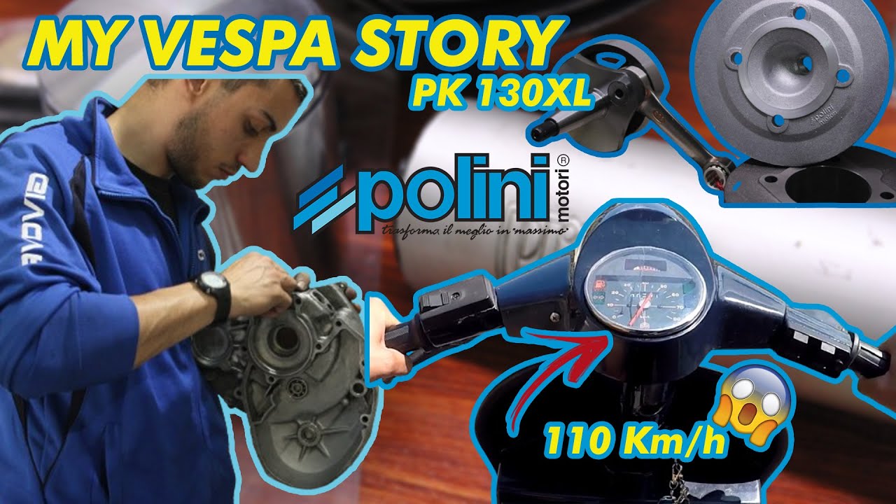 MY VESPA STORY (130 POLINI) 💙