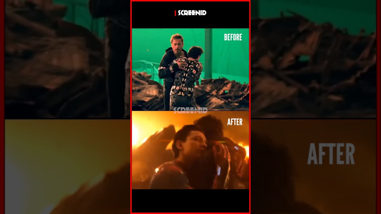 Tony Hugs Peter l Avengers Endgame Behind The Scenes l #Screenid