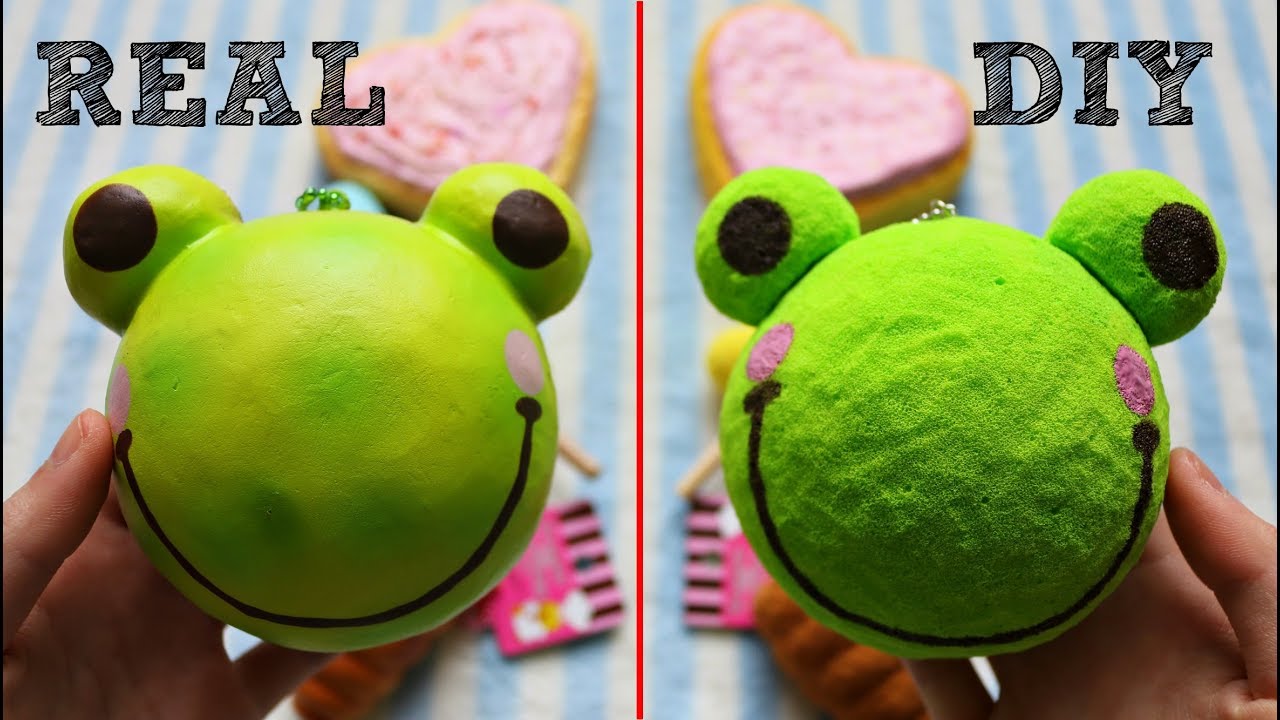 Real vs DIY Homemade Squishy Comparison!