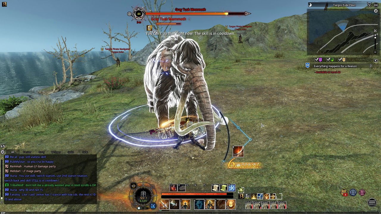 Bless Online Guardian PvE rotation