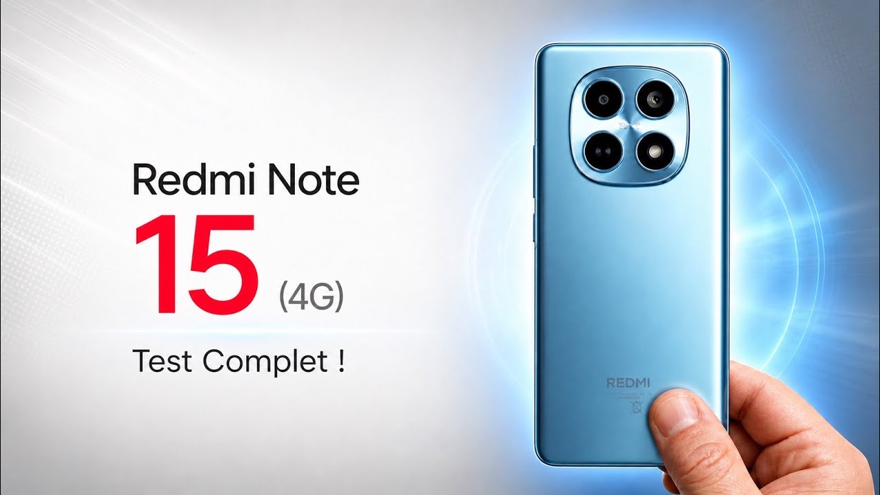 Xiaomi Redmi Note 15 (4G) - Test Complet