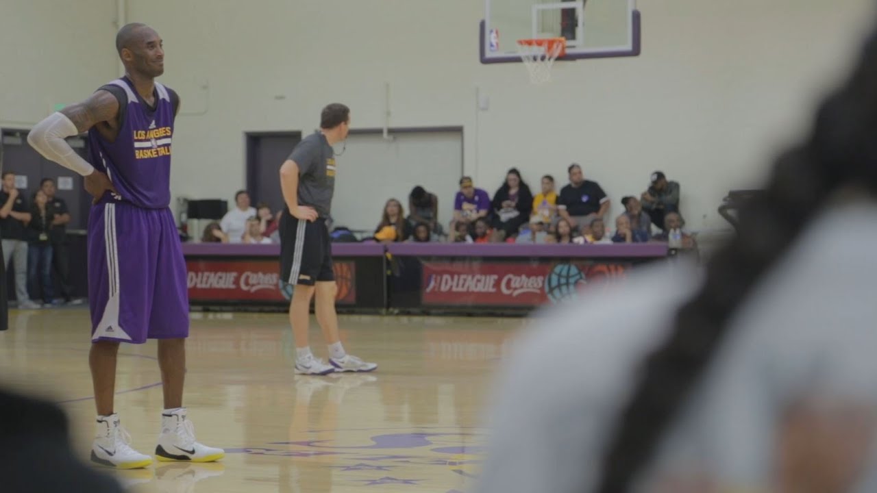 Kobe Bryant in Los Angeles Lakers Practice (2014-15 Season)