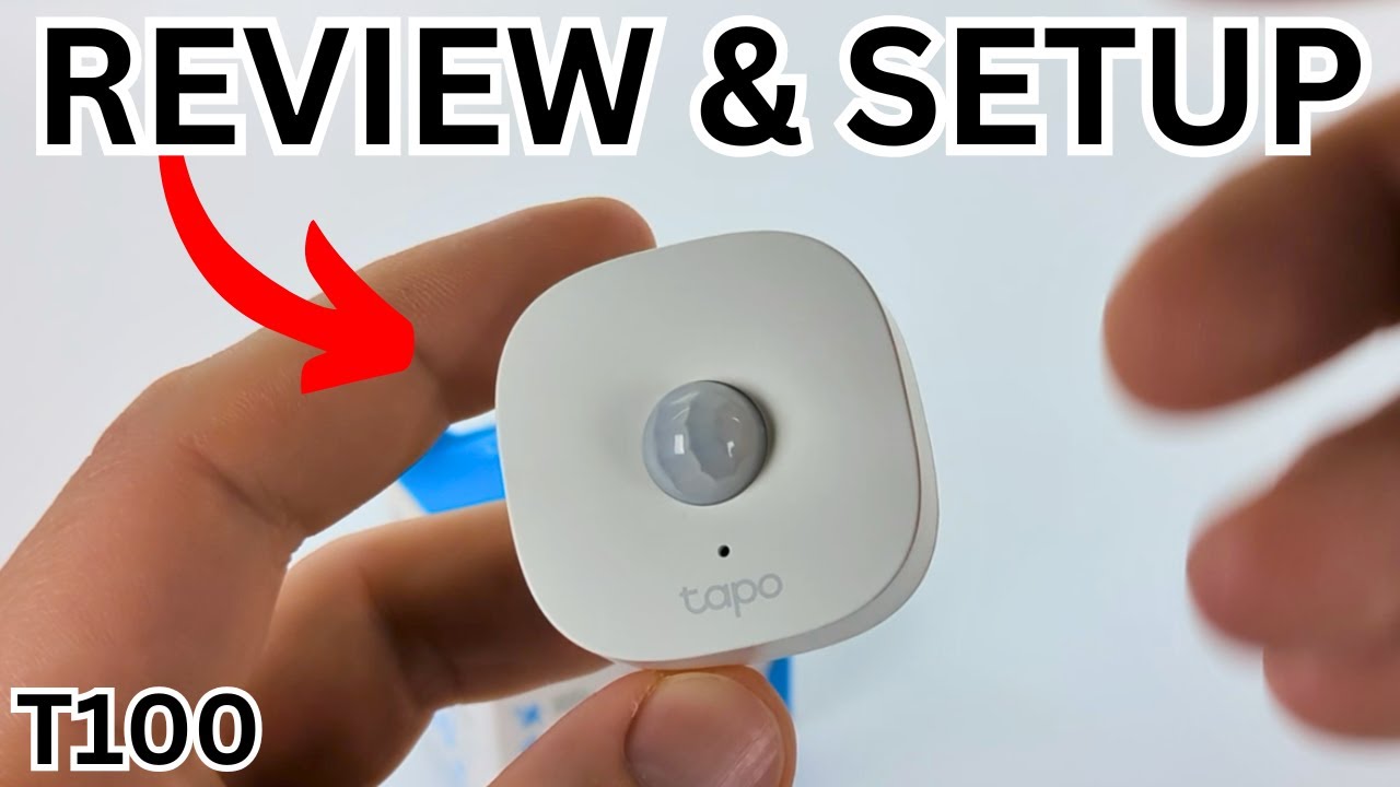 Tapo Motion Sensor Review, Setup, & Demo - T100