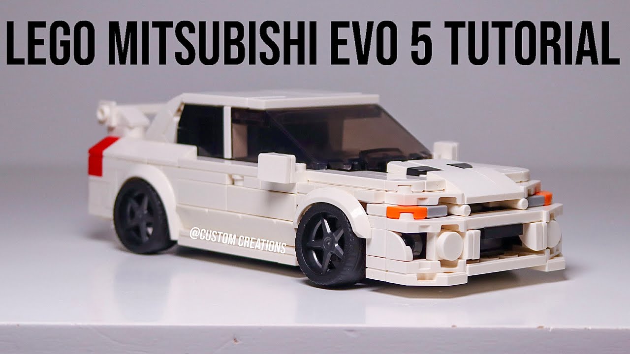 Учебное пособие по сборке LEGO Mitsubishi Lancer Evo 5 MOC