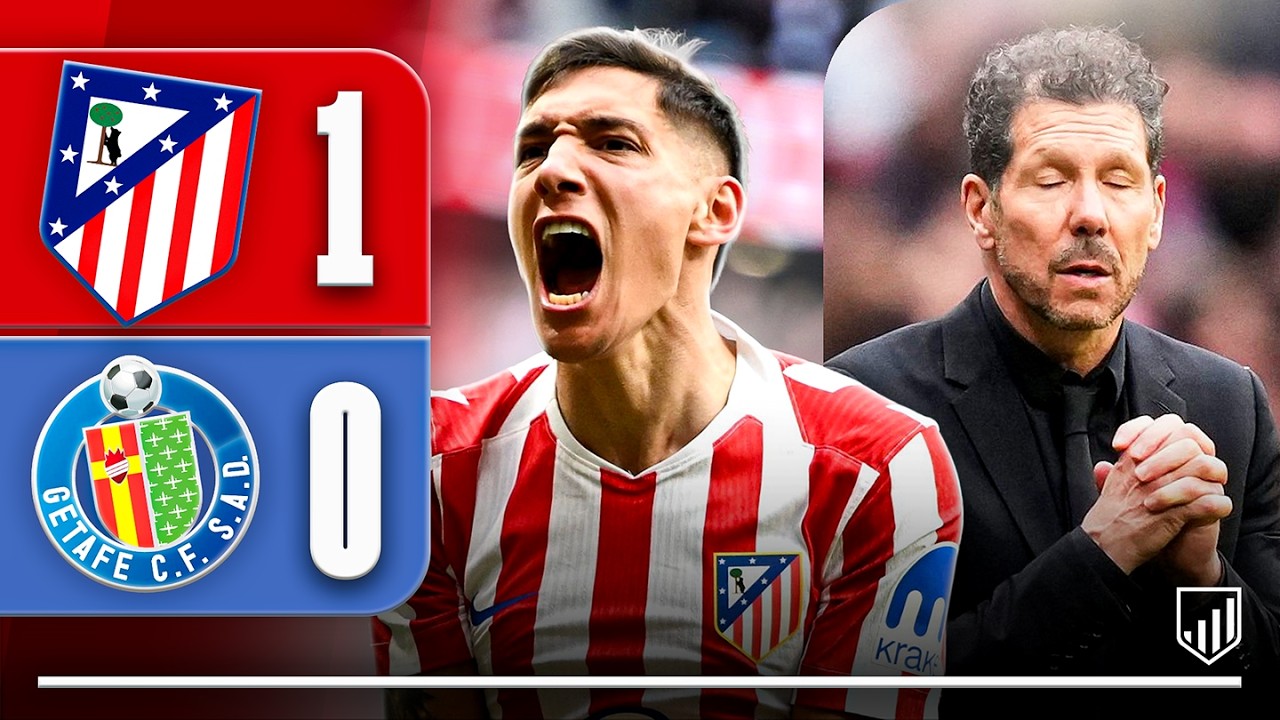 ATLETI 1-0 GETAFE: UNOCERISMO CON MUSSO SUFRIMIENTO
