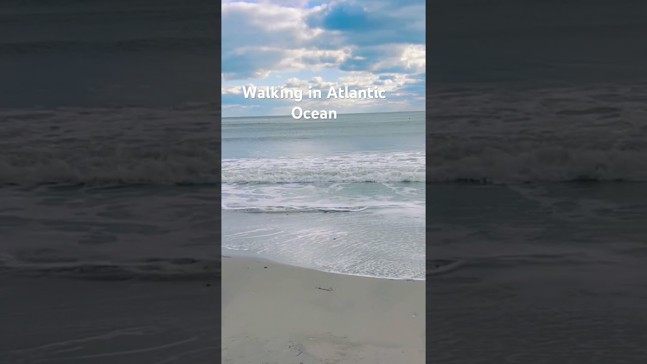 Walking in Atlantic Ocean City #atlanticocean #ocean