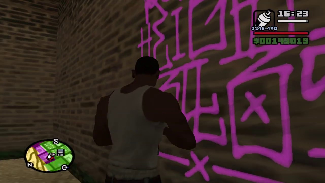 GTA San Andreas 100 Tags Reward