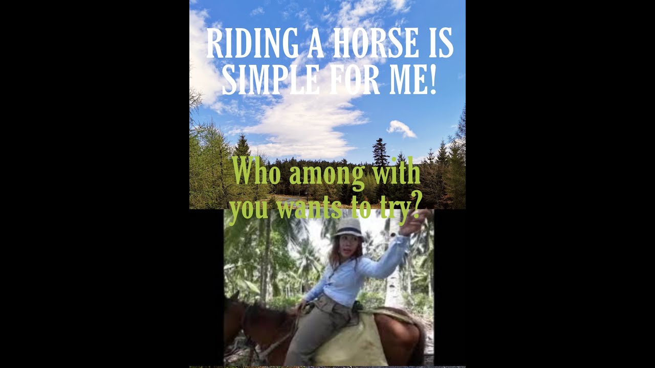 HOW TO RIDE A HORSE?