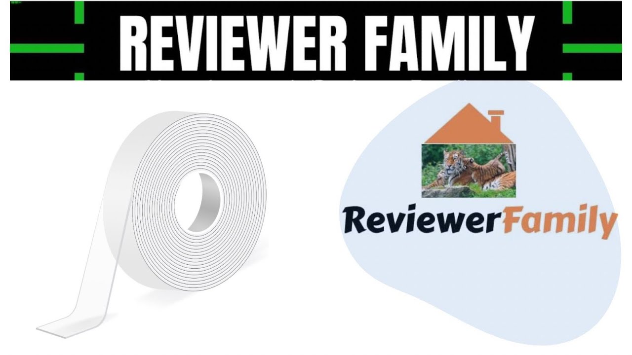 Double Sided Tape Heavy Duty, Multipurpose Removable 2 Sided Mounting Tape