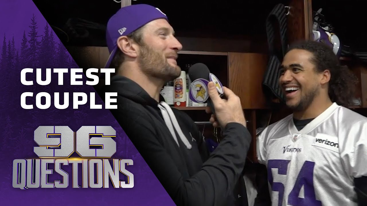 96 вопросов: Самая милая пара в команде? | Minnesota Vikings