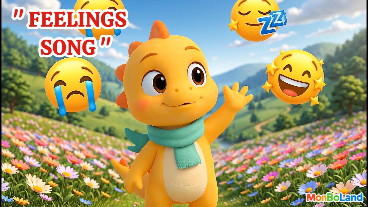 Feelings Song for Kids 😄🤩😢 | Learn Emotions with Music | MonBoLand Official