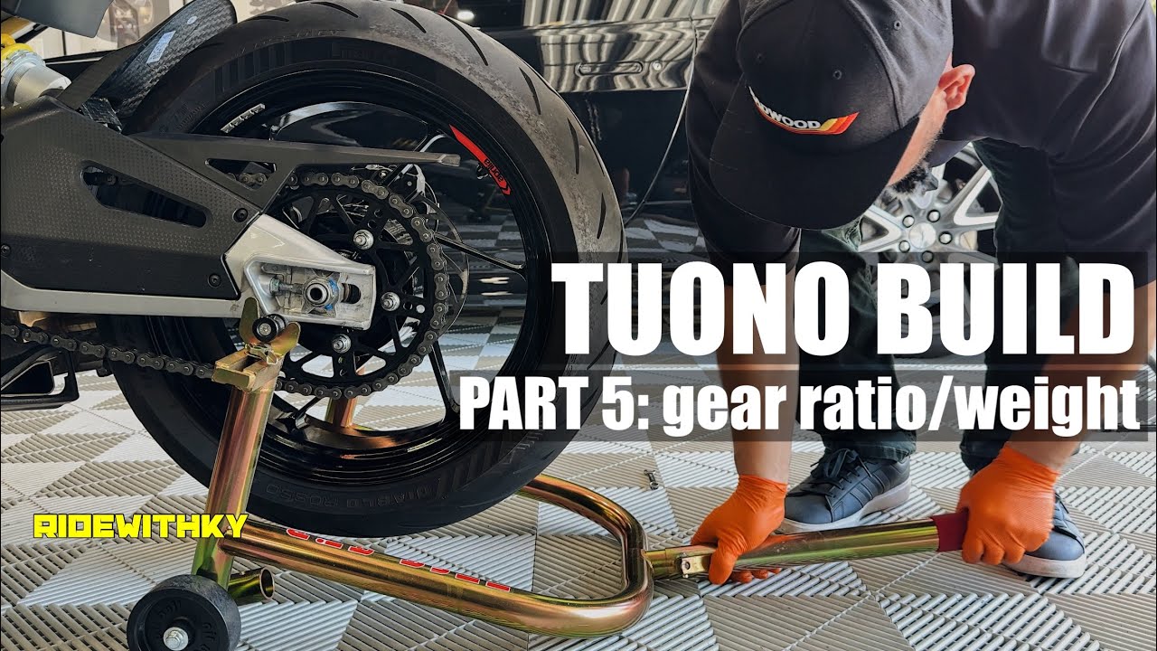 TUONO BUILD | ЧАСТЬ 5: Облегченные звездочки 16/45 и тормозной ротор LW