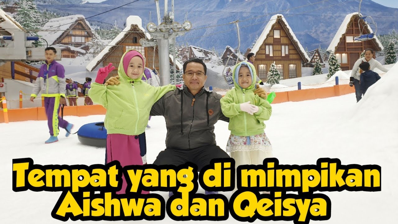SHOLAWATAN DI SALJU TEMPAT IMPIAN AISHWA & QEISYA