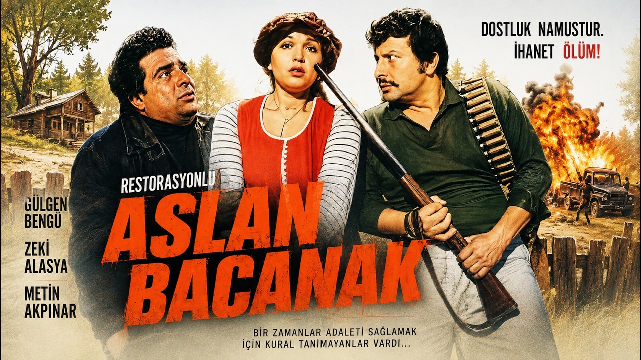 Aslan Bacanak Türk Filmi | FULL | ZEKİ ALASYA | METİN AKPINAR