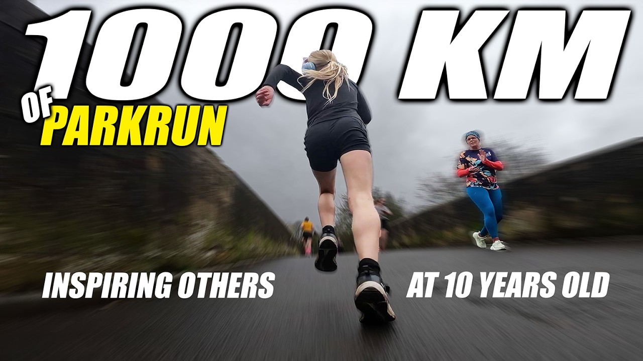 10-Year-Old Isabelle Sparkle Completes 1000KM at Parkrun! 🌟🏅