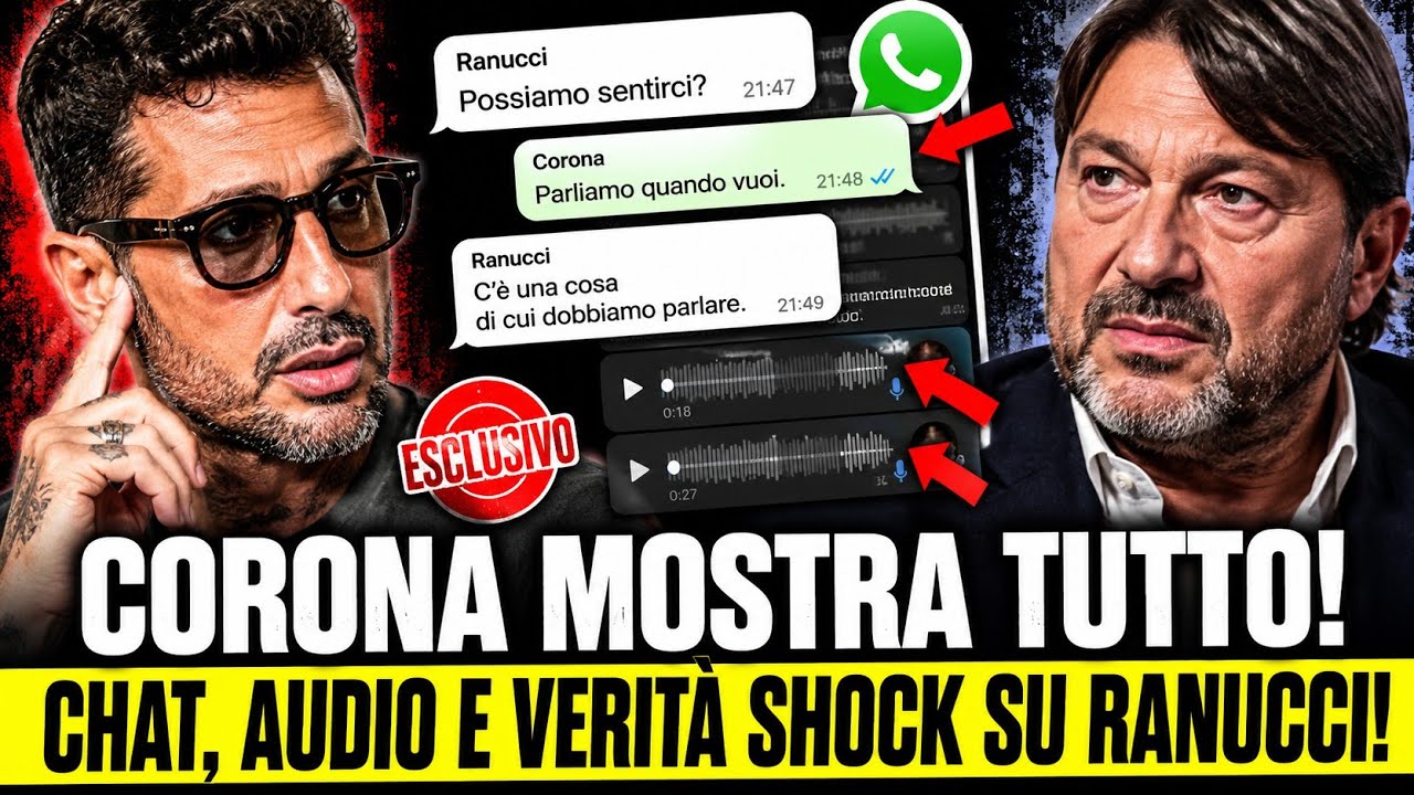 -Corona vs Ranucci- Chat chiamate e audio
