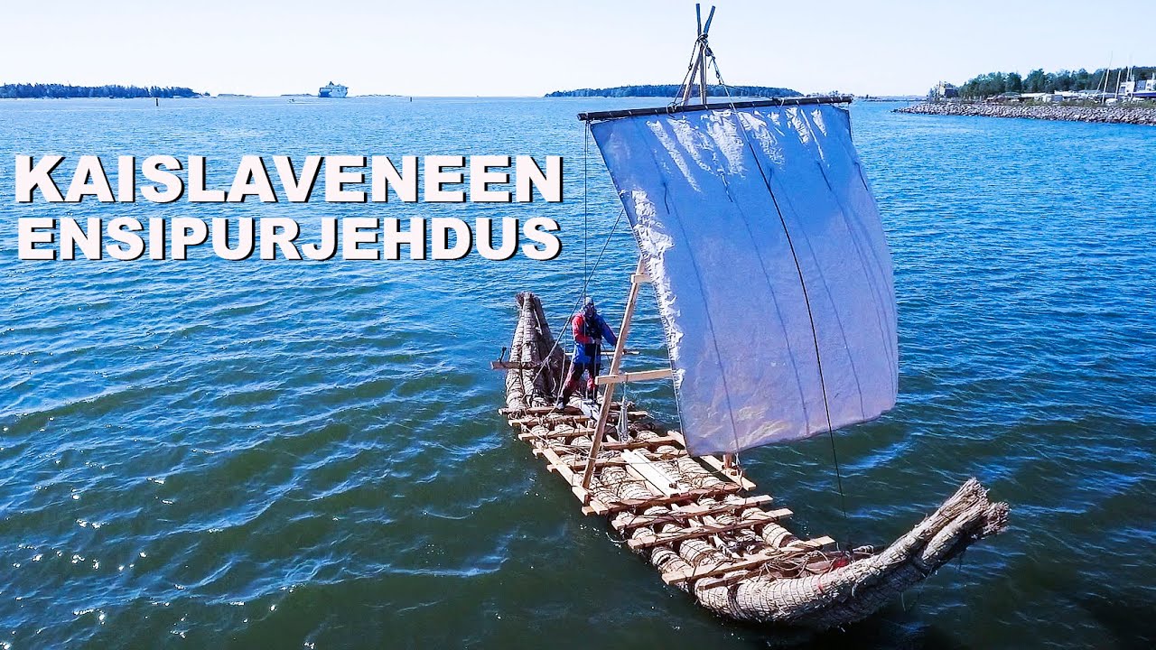 Kaislaveneen ensipurjehdus -miten alus toimii? | Kaislaveneellä yli Suomenlahden (osa 2)